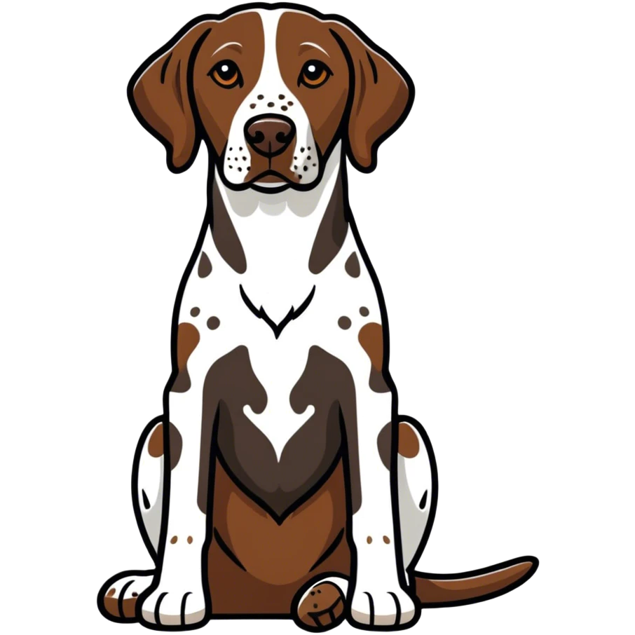 German shorthair pointer emoji