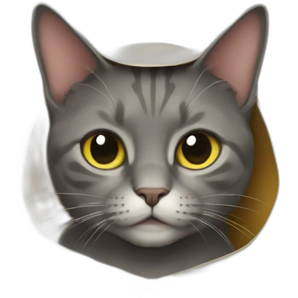 cat with cape emoji