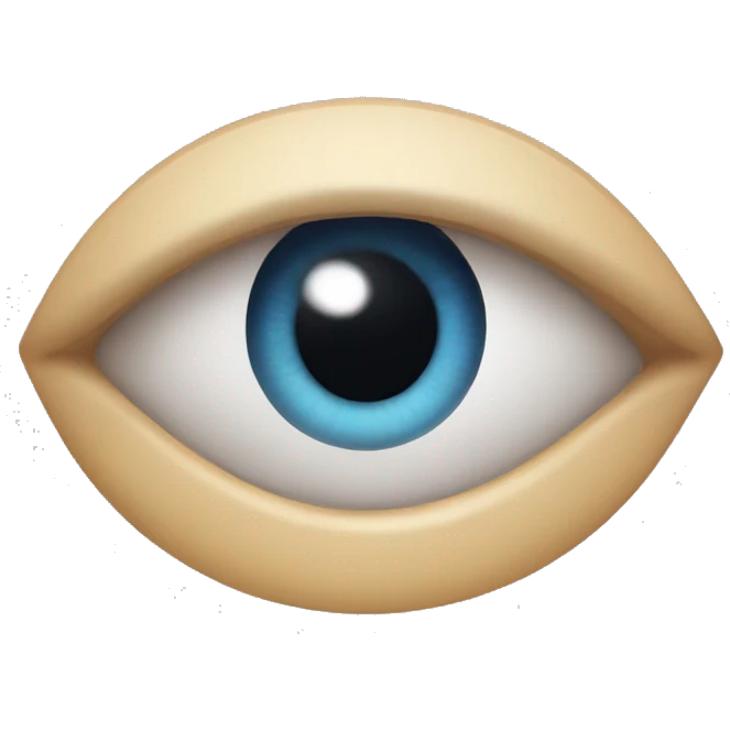 Emoji of a small eye with its eyebrow close to it and a big eye with its eyebrow far from it and looking like there is something suspicious emoji