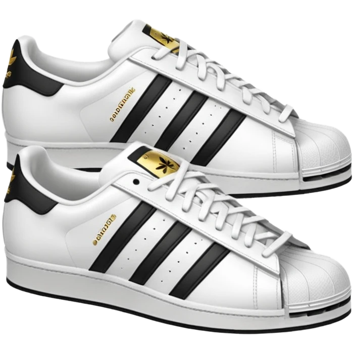 Adidas superstar shoes emoji