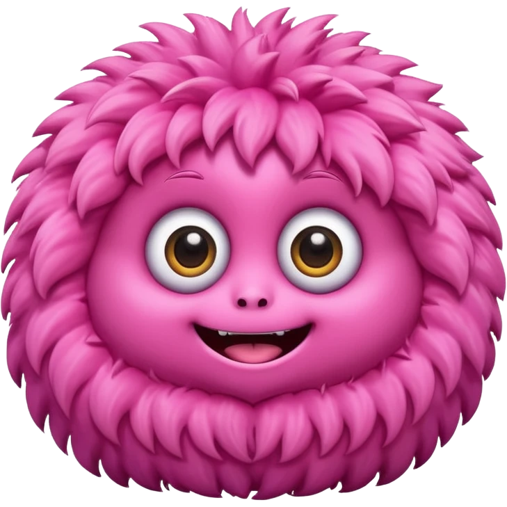 pink cute monster emoji