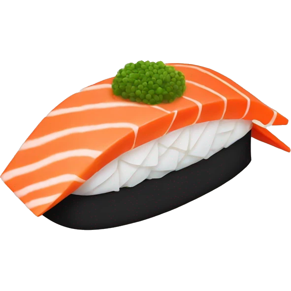 Salmon sushi nigiri emoji