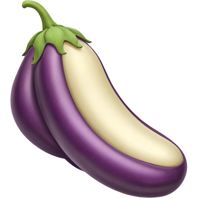Egg plant and foot emoji
