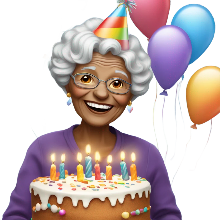 Birthday crone emoji