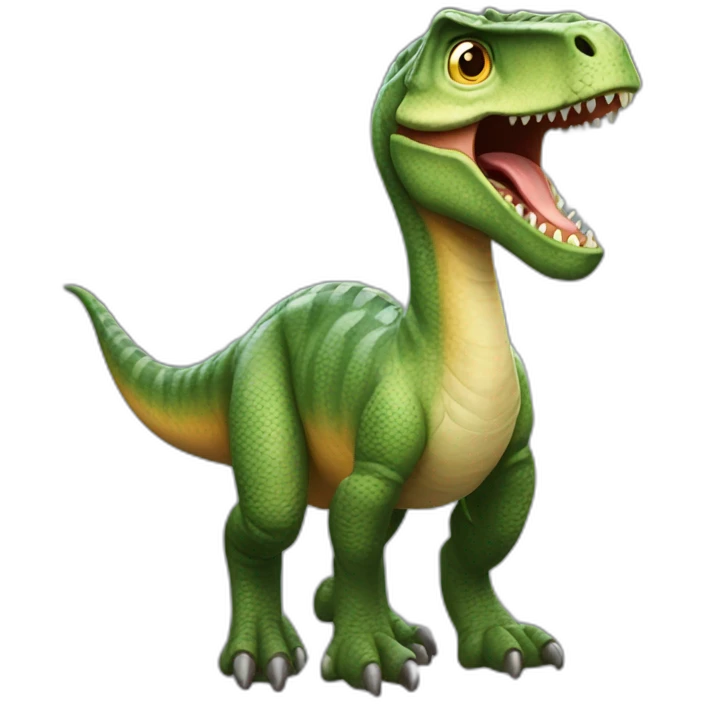Chat sur dinosaures emoji