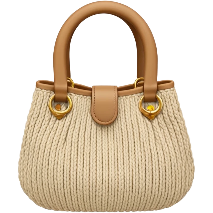 knitted bag emoji