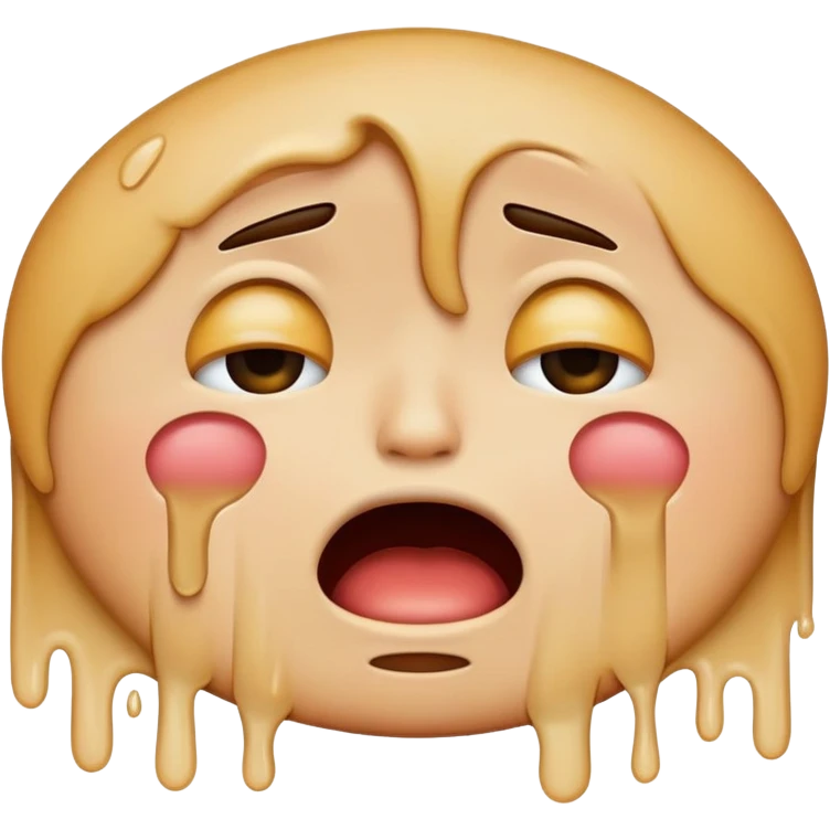an emoji crying and choking itself out emoji
