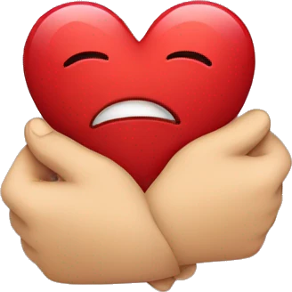 Heart with Hug emoji