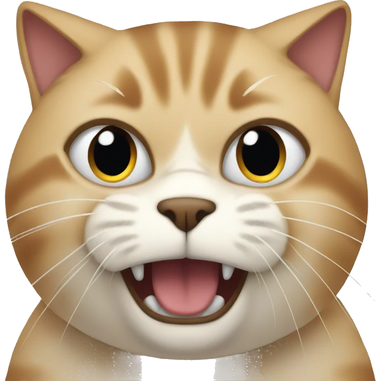 Cat very angry emoji