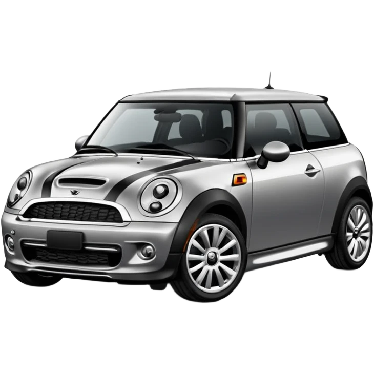 create me a mini cooper s logo emoji emoji