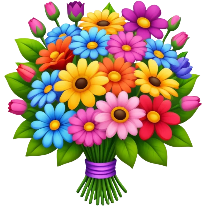 Beautiful bouquet emoji