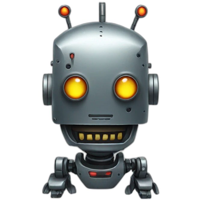 evil robot emoji