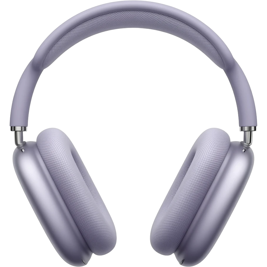 Purple AirPods Max emoji
