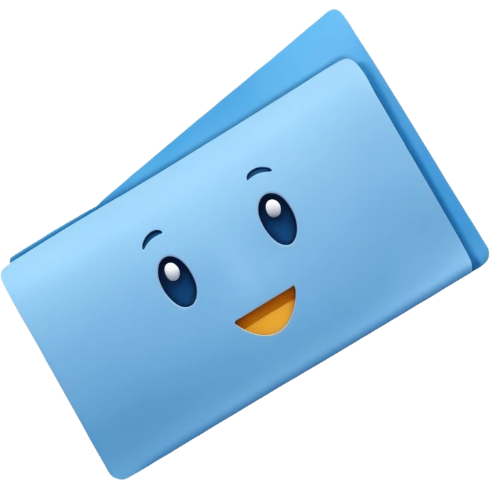 blue single money paper emoji
