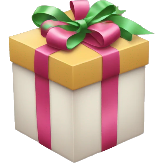 a gift box open emoji