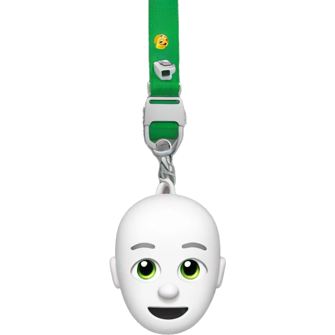 Whistle on lanyard emoji