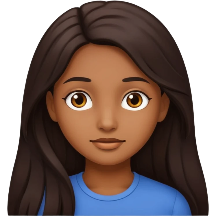 Chica morena  emoji