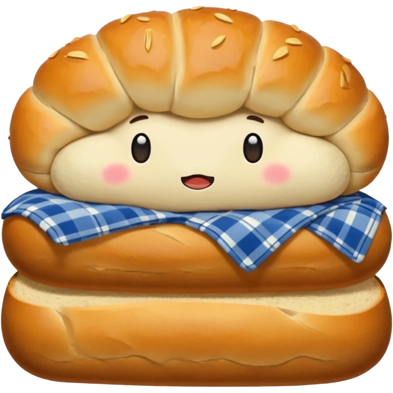 bread loaf taking a nap emoji
