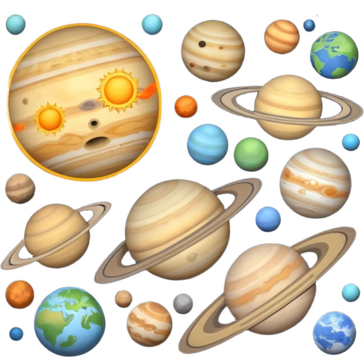 Solar system emoji