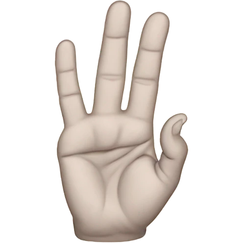 Kappa delta sorority hand sign emoji