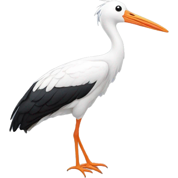 Stork emoji