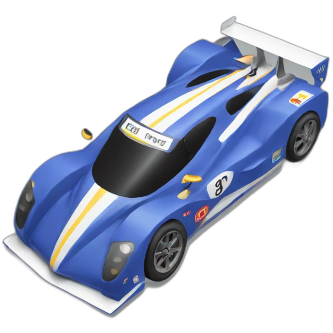 Racing car emoji