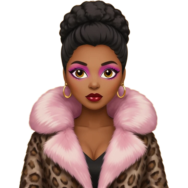 black skin mob wife emoji