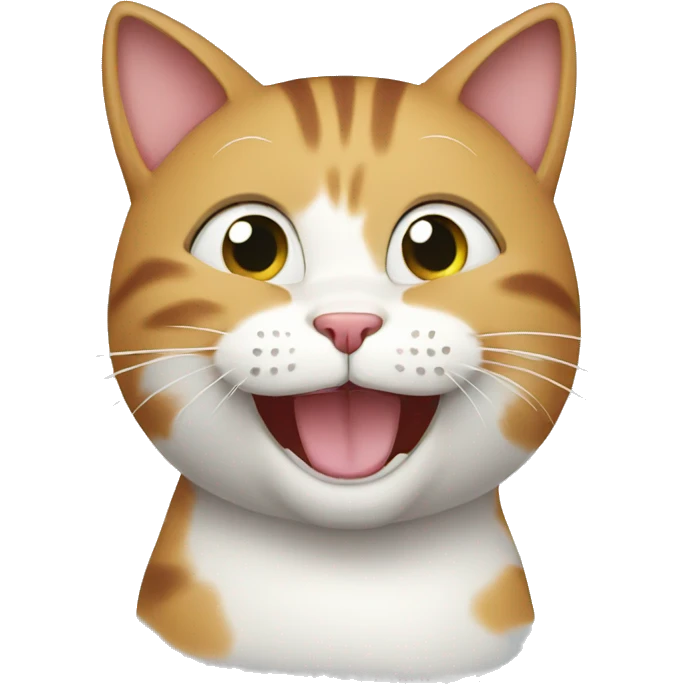 cat in laugh emoji