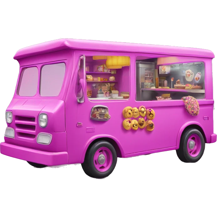 Barbie’s haunted dream house and food truck jeep emoji