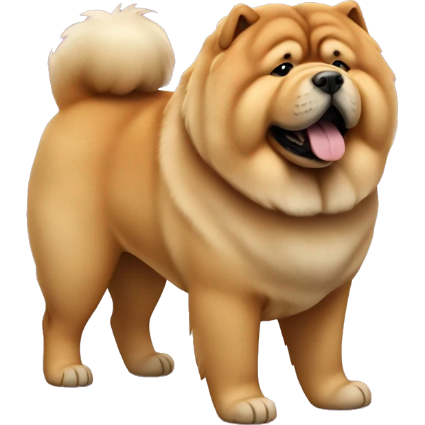 Chow Chow Dog Full Body emoji