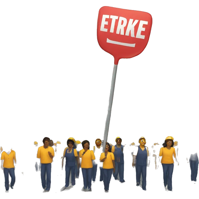 picket line emoji