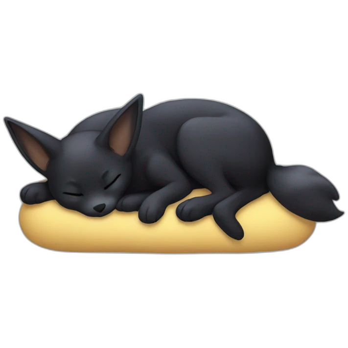 Sleeping umbreon emoji