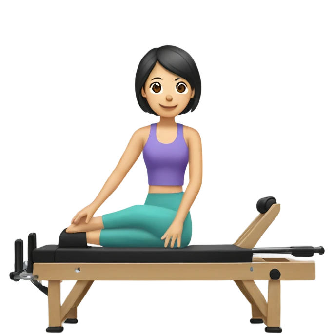 Asian Pilates reformer emoji