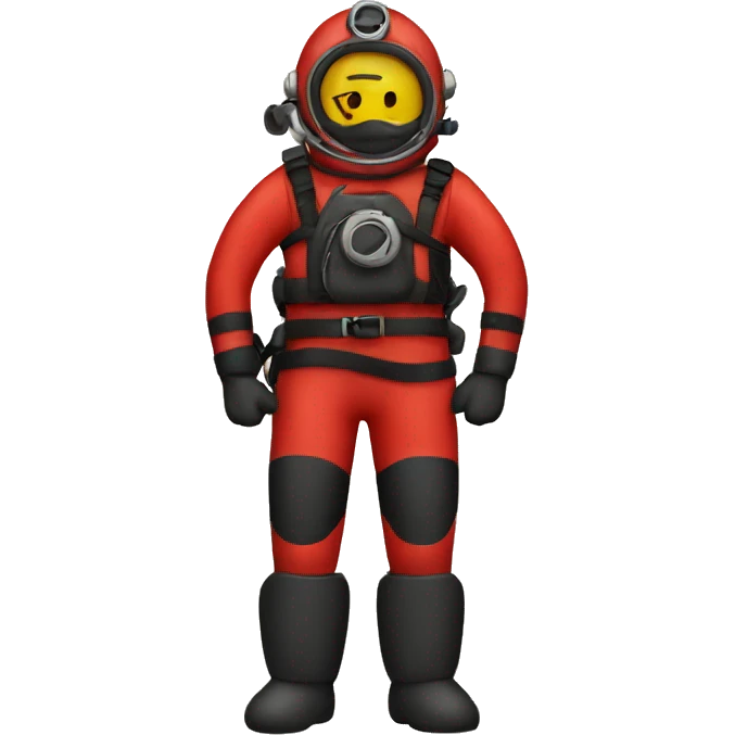 red Diver emoji