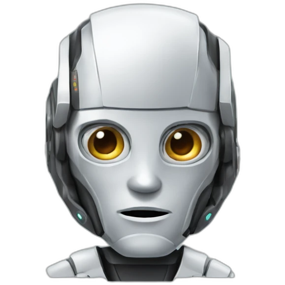 I am not a robot (but I am clearly a robot) emoji