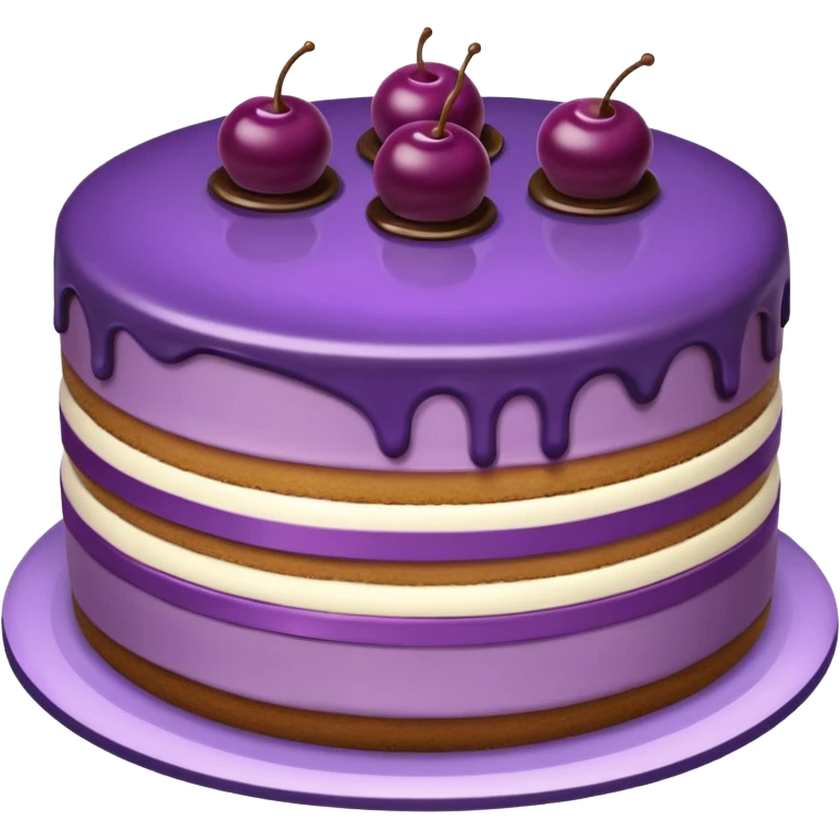 purple dessert emoji