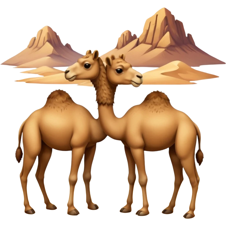 Camel hug emoji