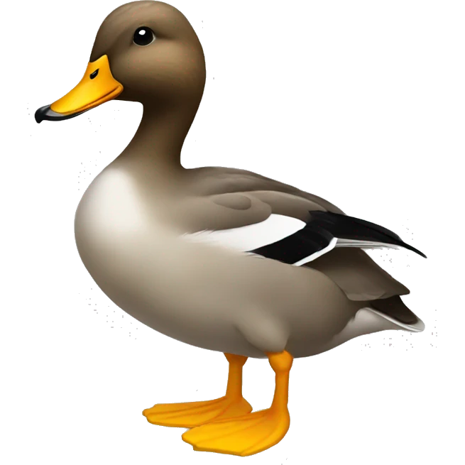 Gadwall duck emoji