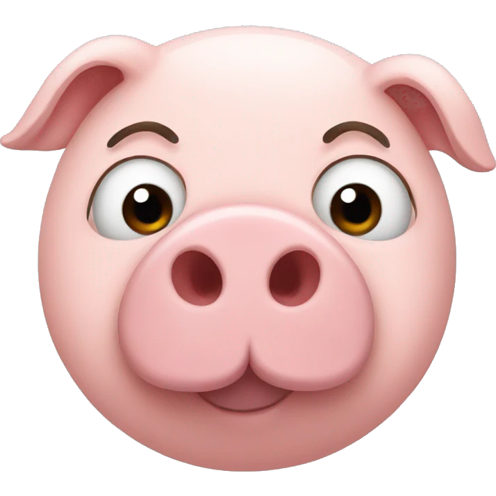 pig who has a cold emoji