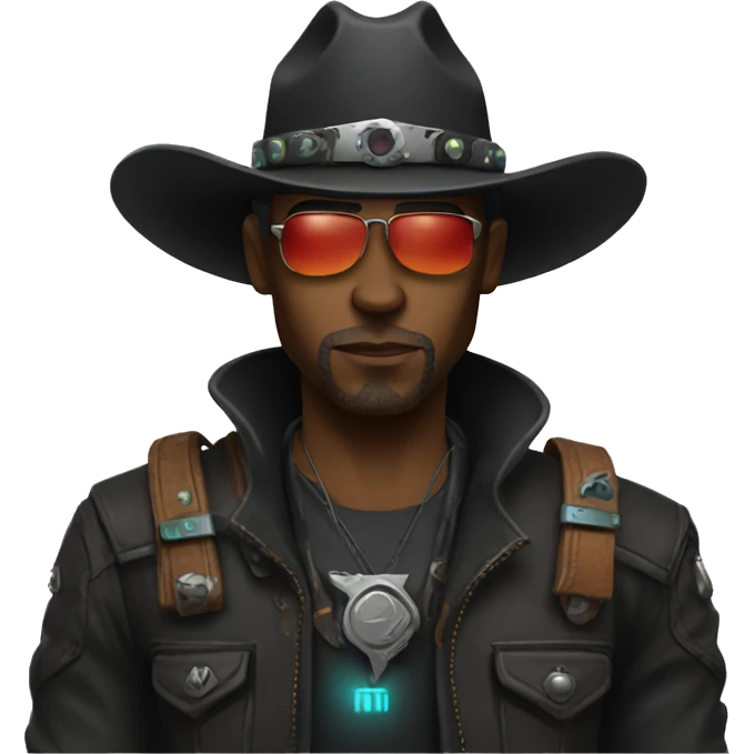 cyberpunk cowboy emoji
