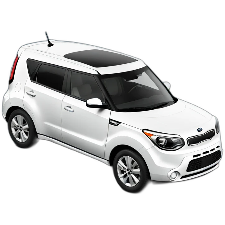 White Kia Soul emoji