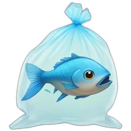 fish in a plastic bag emoji
