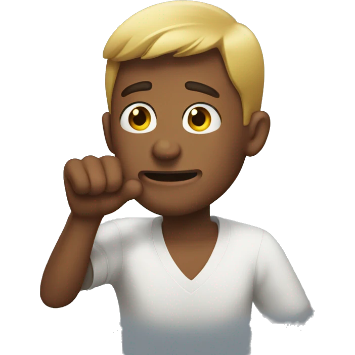 Guy slapping himself emoji