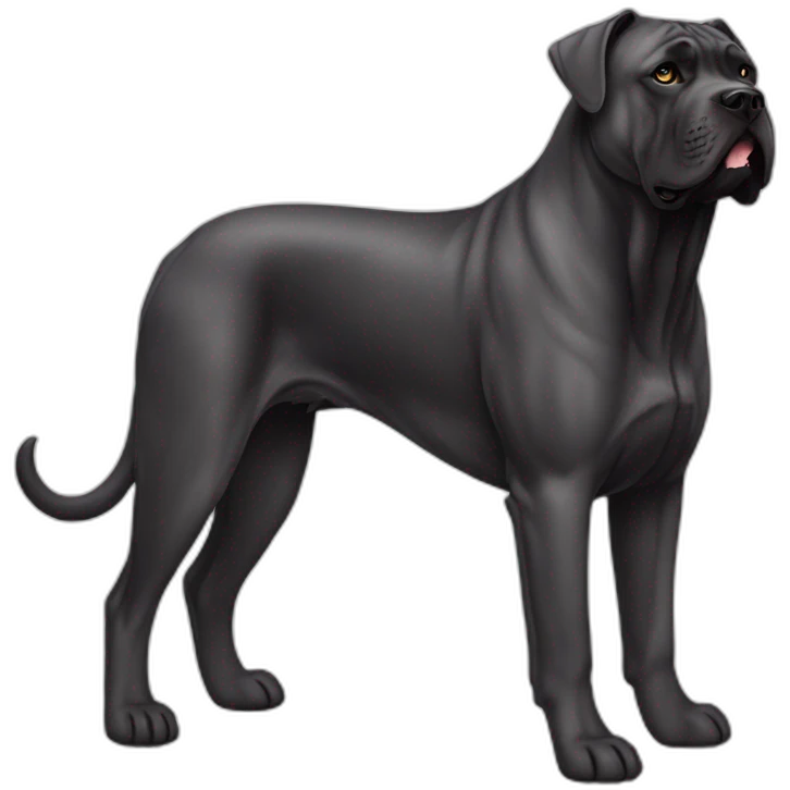 Dog Cane Corso full body emoji