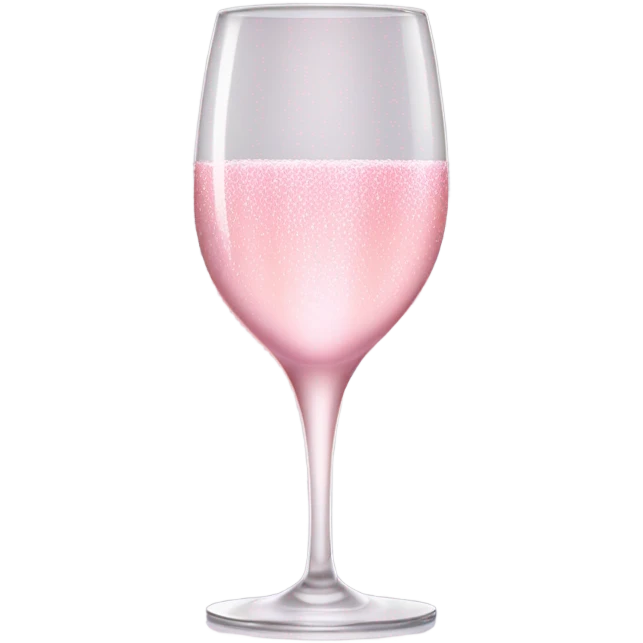 pink champagne glass emoji