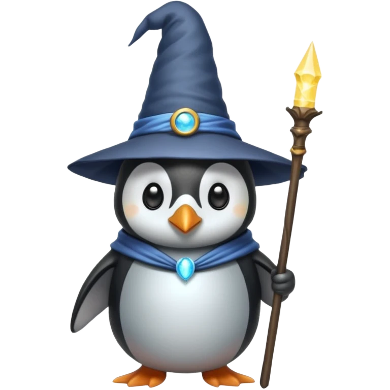 Penguin Wizard emoji