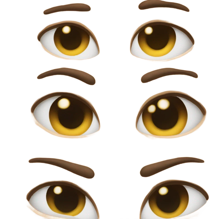 cute sad eyes emoji