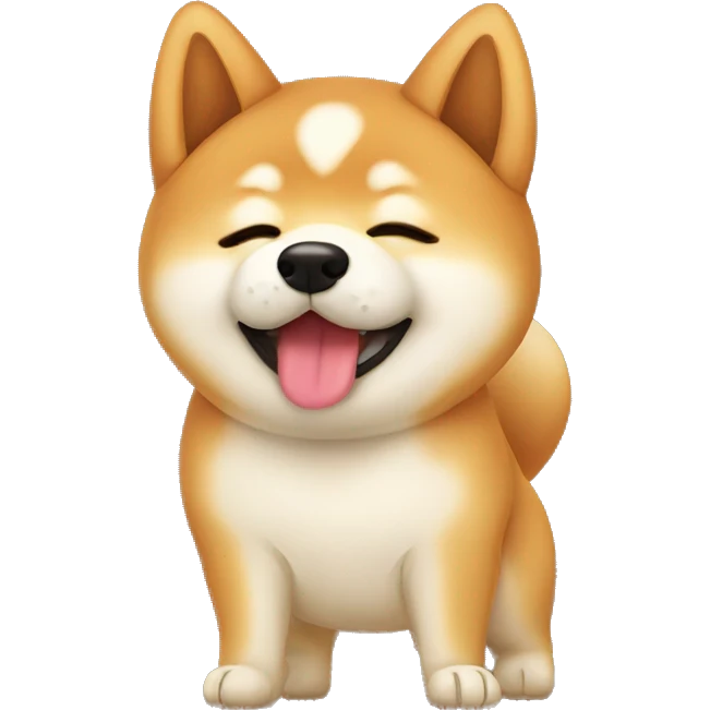 shiba inu kisses emoji