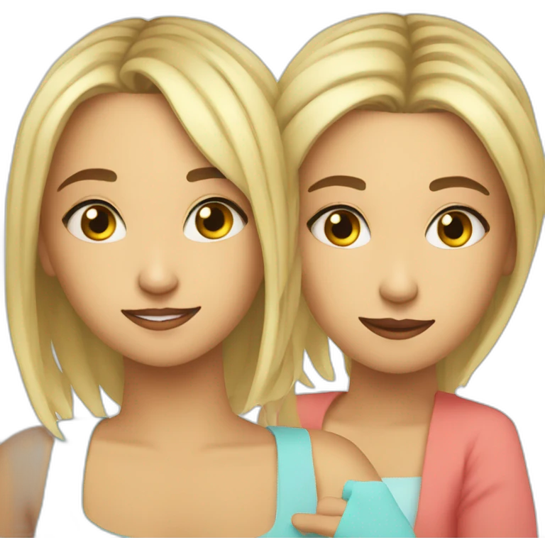 Lisa and Lena emoji