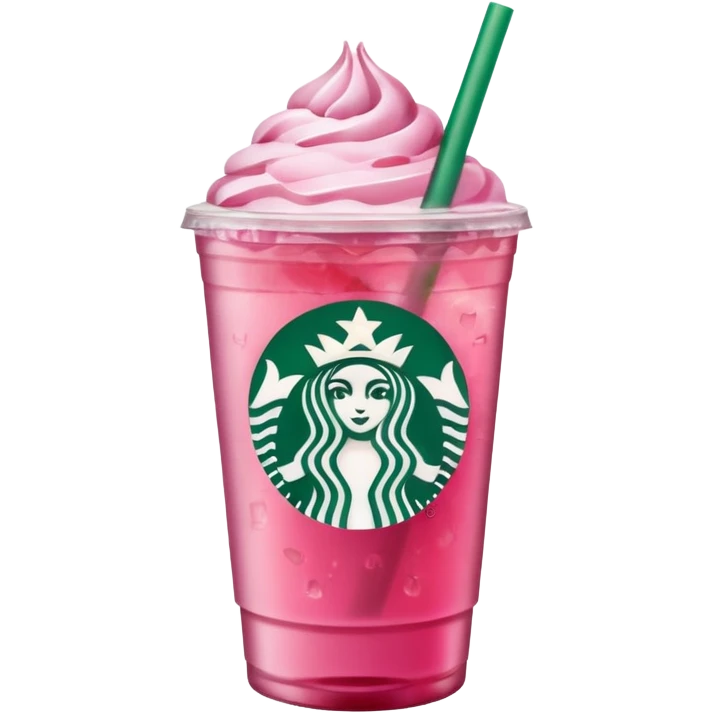 pink drink from star bucks that has the logo emoji